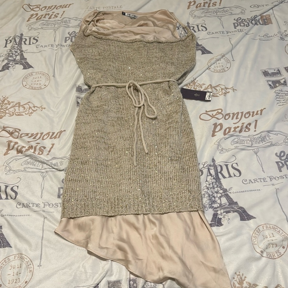 Jennifer Lopez sweater dress with lining dress, size S